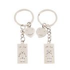 Chaveiro "I Love You" em Inox para Casais (2 Peças)