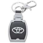 Chaveiro De Aço Inoxidável + Couro com Logotipo - Toyota